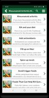 Rheumatoid Arthritis Diet ảnh chụp màn hình 1