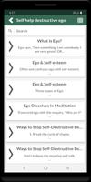 Self help and destructive ego Screenshot 2