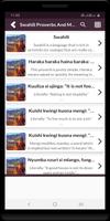 Swahili Proverbs And Meaning ảnh chụp màn hình 1
