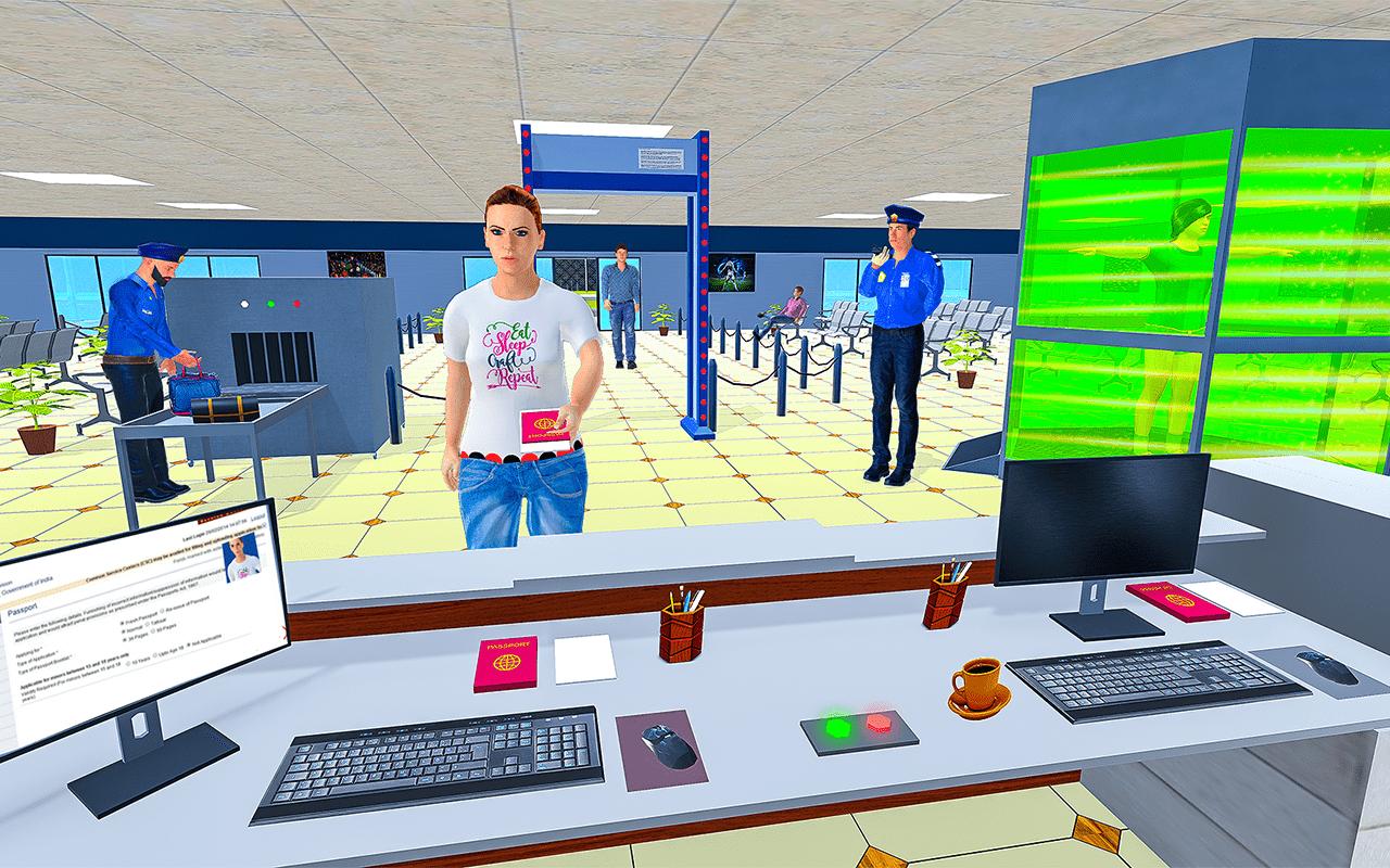 Supermarket security simulator. Секьюрити игра. Airport Security game. Игра job Simulator. Симулятор охраны аэропорта на VR.
