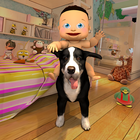 Farm Virtual Pet Dog Animal Life Simulator Games icono