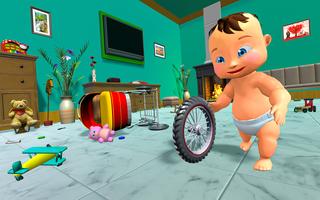 Naughty Twin Baby Simulator 3D تصوير الشاشة 2