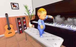 Naughty Twin Baby Simulator 3D تصوير الشاشة 3