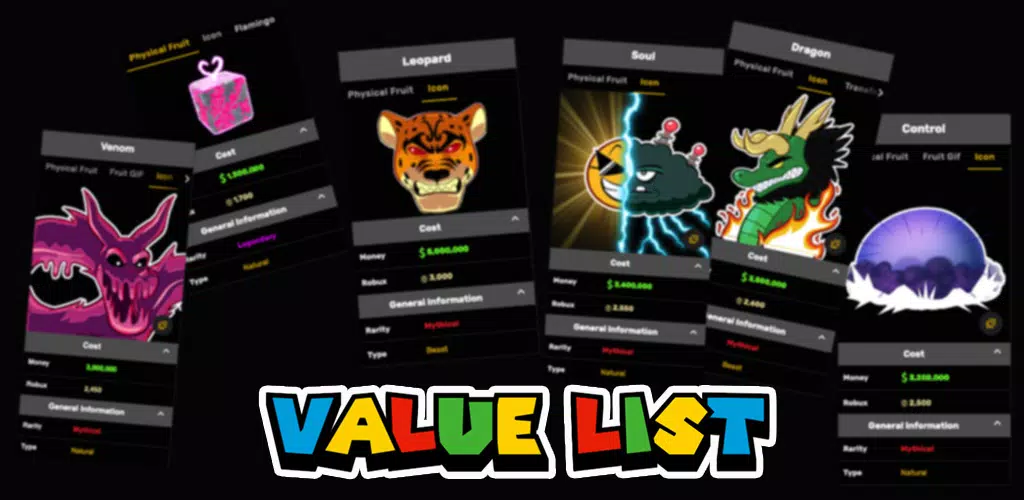 Blox Fruits Value list APK for Android Download