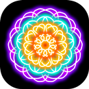 Glow Magic Doodle kaleidoscope APK