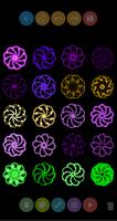 Glow Magic Doodle kaleidoscope poster