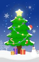 Christmas Tree Flashlight الملصق