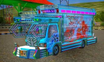 Mod Truck Bussid Thailand captura de pantalla 1