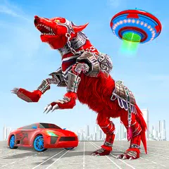 狼 ロボット 車 ゲーム： ロボット 変身 ゲーム アプリダウンロード