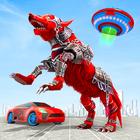 Wolf Robot Car Transform Games icon