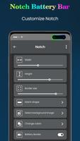 Notch Battery Bar الملصق