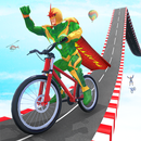 Super Hero Bmx Cycle Stunts: Mega Ramp BMX Games APK