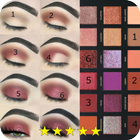 Tutorial de maquiagem para os olhos ícone
