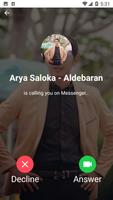 Arya Saloka - Video Call Prank اسکرین شاٹ 1