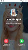 Rose Blackpink - Video Call Prank screenshot 1