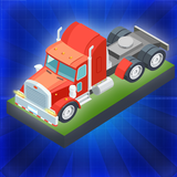 Truck Merger - Idle & Click Tycoon Car Game آئیکن