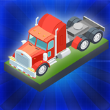 Truck Merger - Автомобильная игра в стиле Idle иконка