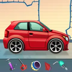 Kids sports car wash - car washing garages game