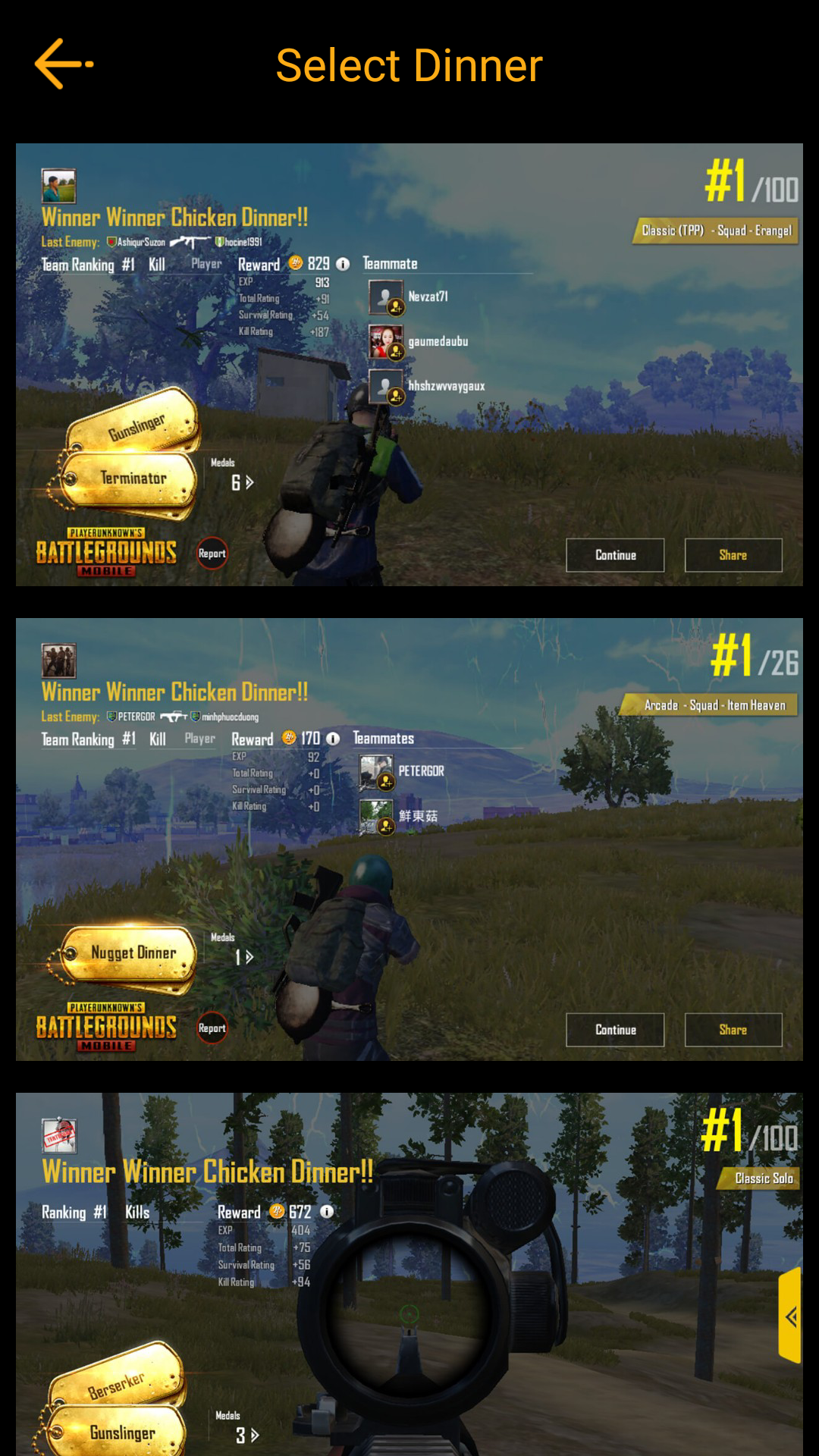 winner winner chicken dinner creator- for PUBG pour Android ... - 