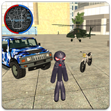 Stickman Rope Hero Vegas icono