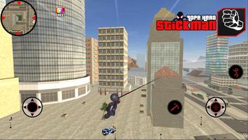 Stickman Rope Hero Vegas captura de pantalla 3