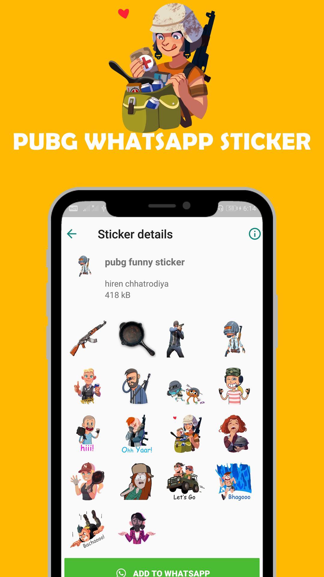 Pubg Whatsapp Sticker