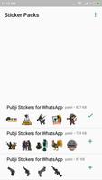 PUBJI Stickers(WA Stickers) ảnh chụp màn hình 1