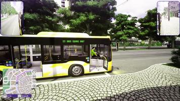 Public Transport:City Airport Bus Simulator Game Affiche
