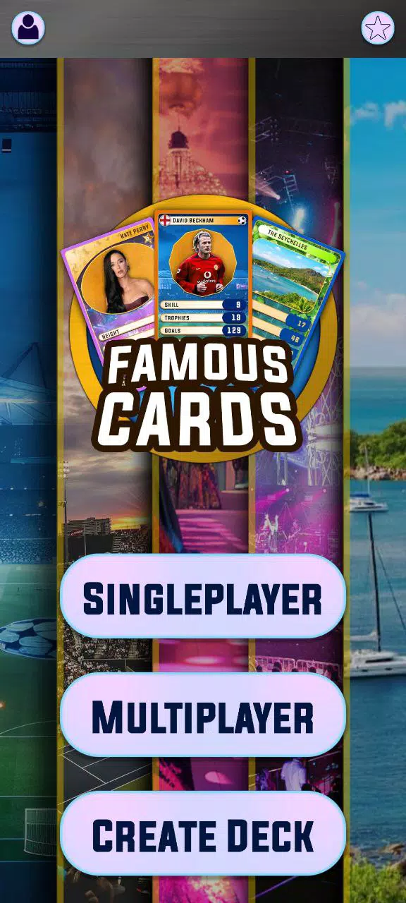 Famous cards - Capture game Famous cards - Capture game