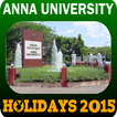 AU Calendar Holidays 2015