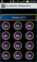 AU Calendar Holidays 2015 screenshot 2