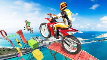 Bike Stunt Race Masters 3d Racing 2020-Free Games পোস্টার
