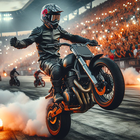 Motorbike Freestyle Zeichen