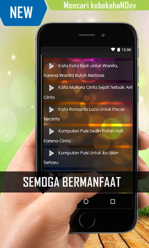 Unduh Gratis Gambar Puisi Cinta Super Romantis Buat Pacar Tersayang Para Android Terkeren by KataCinta.Co