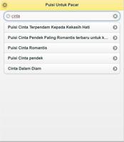 Puisi Untuk Pacar Tercinta screenshot 1
