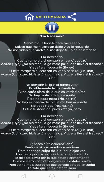 Era Necesario Lyrics App For Android Apk Download Era Necesario Lyrics App For Android Apk Download