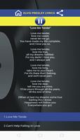 Love Me Tender - Elvis Presley Lyrics 截图 1