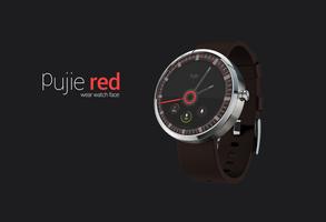 Pujie Red - Wear Watch Face Affiche