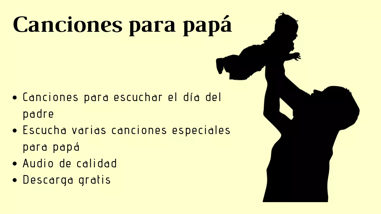 Android İndirme için Feliz Dia del Padre Canciones para papá APK