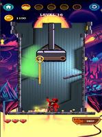 Red Stickman : SuperHero Rescue Pin Puzzle الملصق