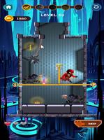 Red Stickman : SuperHero Rescue Pin Puzzle تصوير الشاشة 1