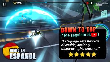 Spy rider — Épico juego moto Poster