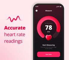 Heart Rate Monitor・Pulse Rate capture d'écran 1