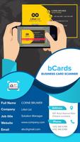 bCards: Business Card Scanner Plakat