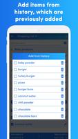 Shopping List captura de pantalla 3
