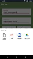 Flip Text captura de pantalla 1