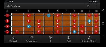 Bass Guitar Note Trainer الملصق