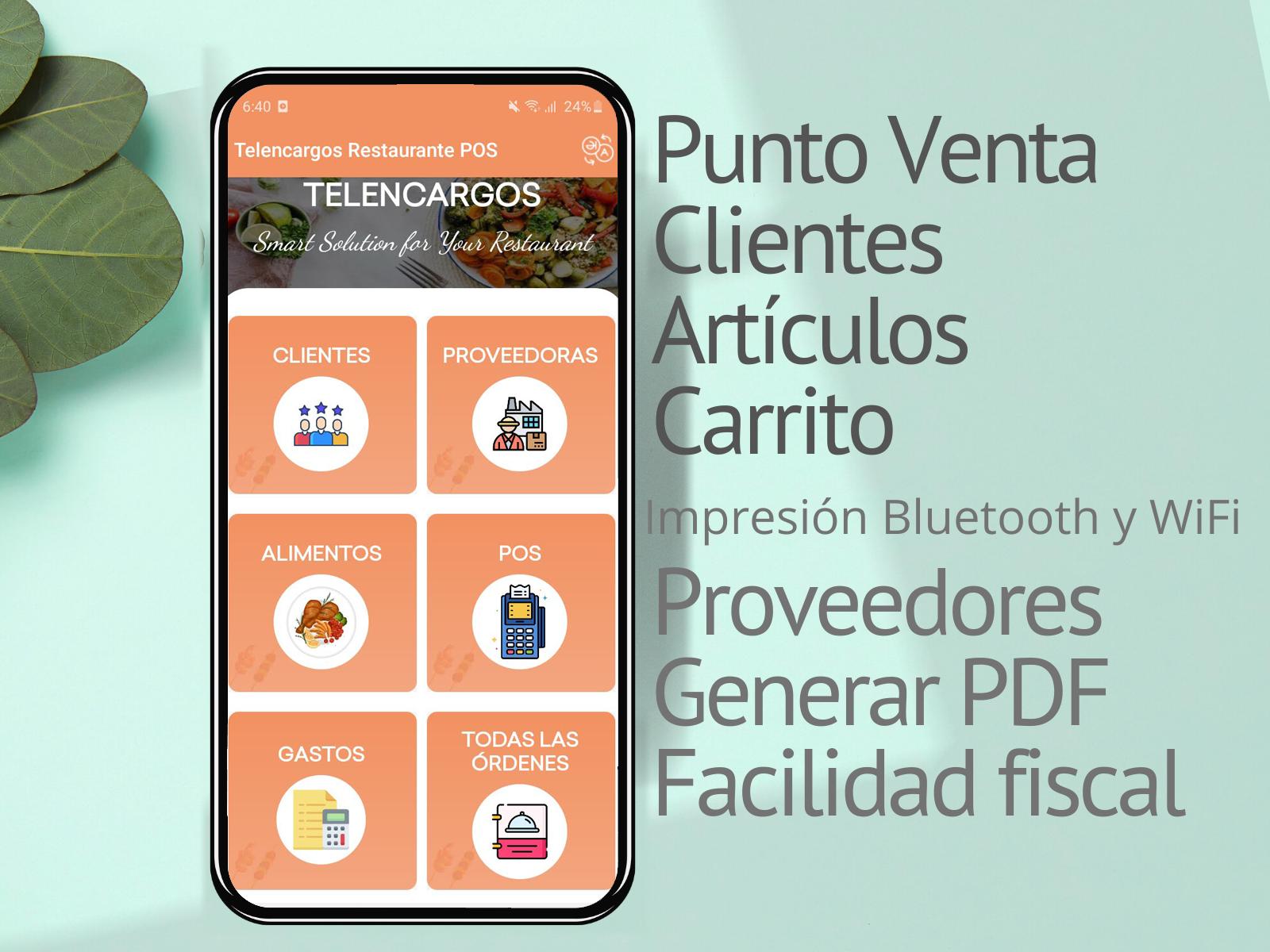 Android İndirme için Punto de Venta Para Restaurante Full Orden factura APK