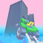 Pixel Car 3D Zeichen