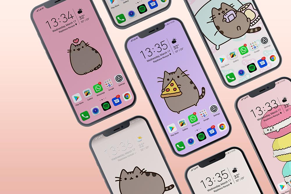 Pusheen App Icons - Cute App Icons for iOS & Android - Free Download